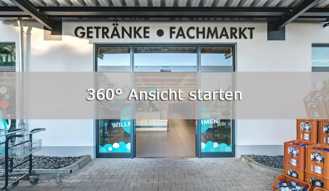 Getränkemarkt 360 Grad Ansicht starten