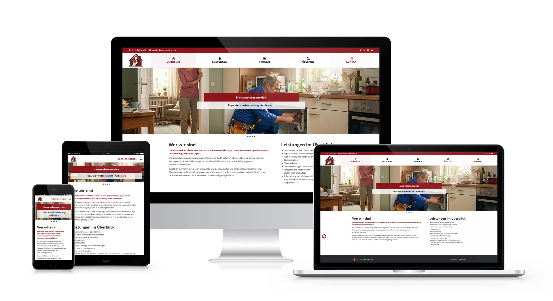 Neue Webseite Hausmeisterservice
